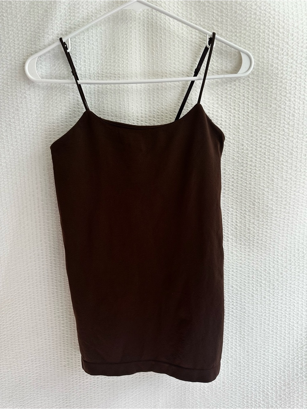 BANANA REPUBLIC Brown Stretch Camisole XS Adjustable Spaghetti Strap Tank Top